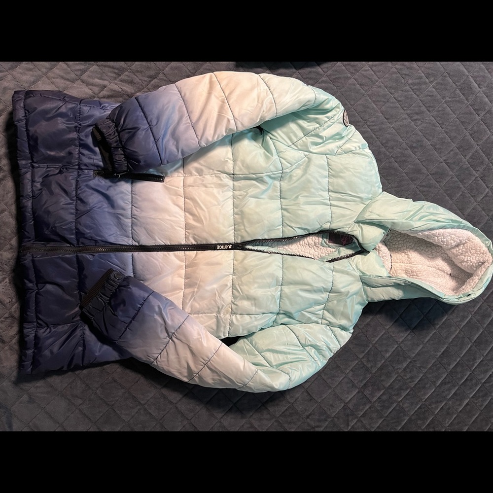 Justice girls Ombré winter coat